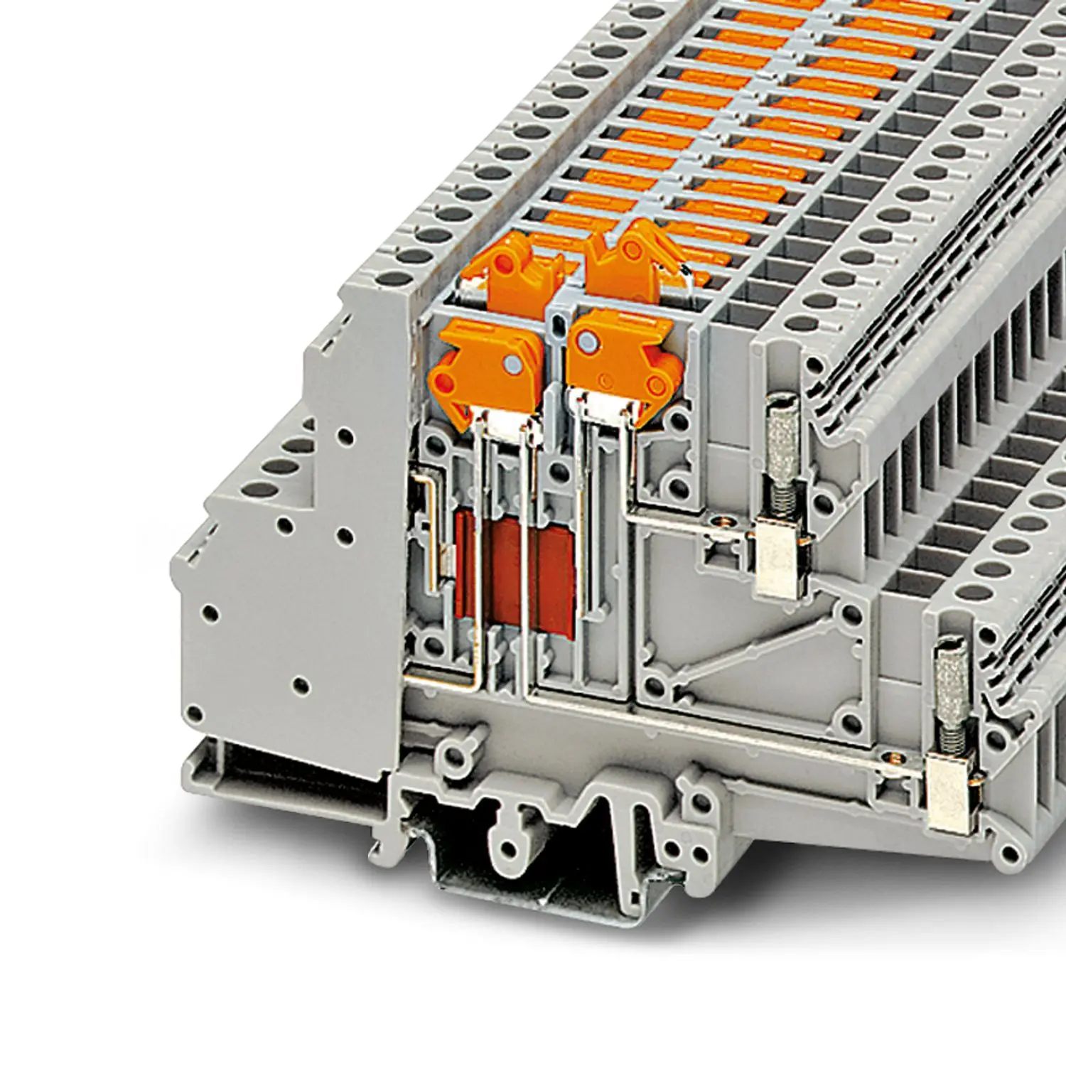 Produktfoto 1 von Phoenix Contact UDMTKB 5-P/P Reihenklemme Zweifach Grau, 400 V / 10A, Schraubanschluss