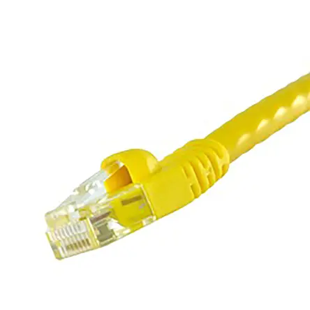 Produktfoto 1 von Cinch 73 Kat. 6 Ethernet-Kabel, 4.27 m, Gelb Ungeschirmt Ungeschirmt, Polyvinylchlorid
