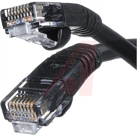 Cinch 73 Cat5e Ethernet-Kabel, 7.6 m, Schwarz Ungeschirmt Ungeschirmt, Polyvinylchlorid