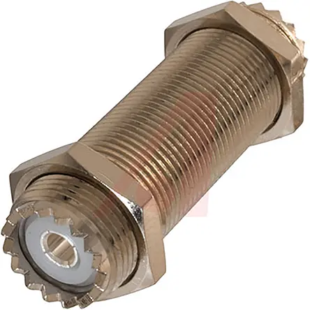 Produktfoto 1 von Cinch Adapter, 50 Ω, Gerade Buchse Buchse, Koaxial
