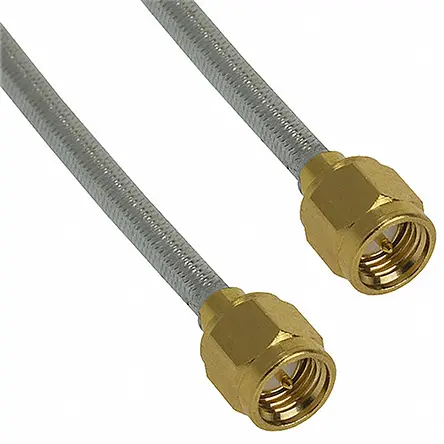 Produktfoto 1 von Cinch SMA Handformbar 0,141 Koaxialkabel, Abgeschlossen, 50 Ω, 101 mm, Schwarz
