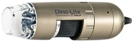 Produktfoto 1 von Dino-Lite USB Digital Mikroskop, Vergrößerung 200 X;10 → 70 60 fps Beleuchtet, Weiße LED, 640 x 480 Pixel