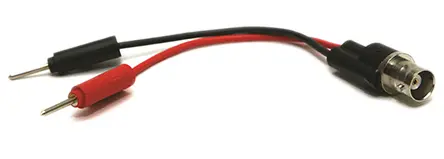 Produktfoto 1 von Mueller Electric BNC-Messleitung 5A Buchse / Stecker, Schwarz Polyvinylchlorid-isoliert 100 mm, 300 V ac