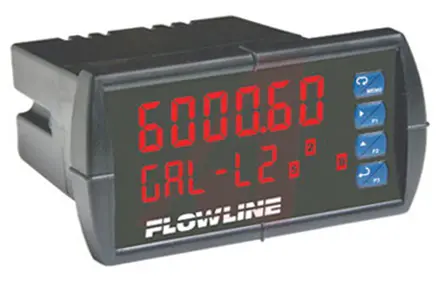 Flowline LI55 Niveauregler 1 x Eingänge DIN-Hutschiene, U Sonde = 10 V 999.9 s 265 V 1-poliger Umschalter, Relais