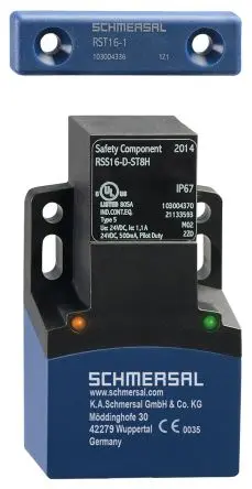 Produktfoto 1 von Schmersal RSS 16 RFID M16 Berührungsloser Sicherheitsschalter 26.4V dc aus Glasfaserverstärkter Kunststoff,
