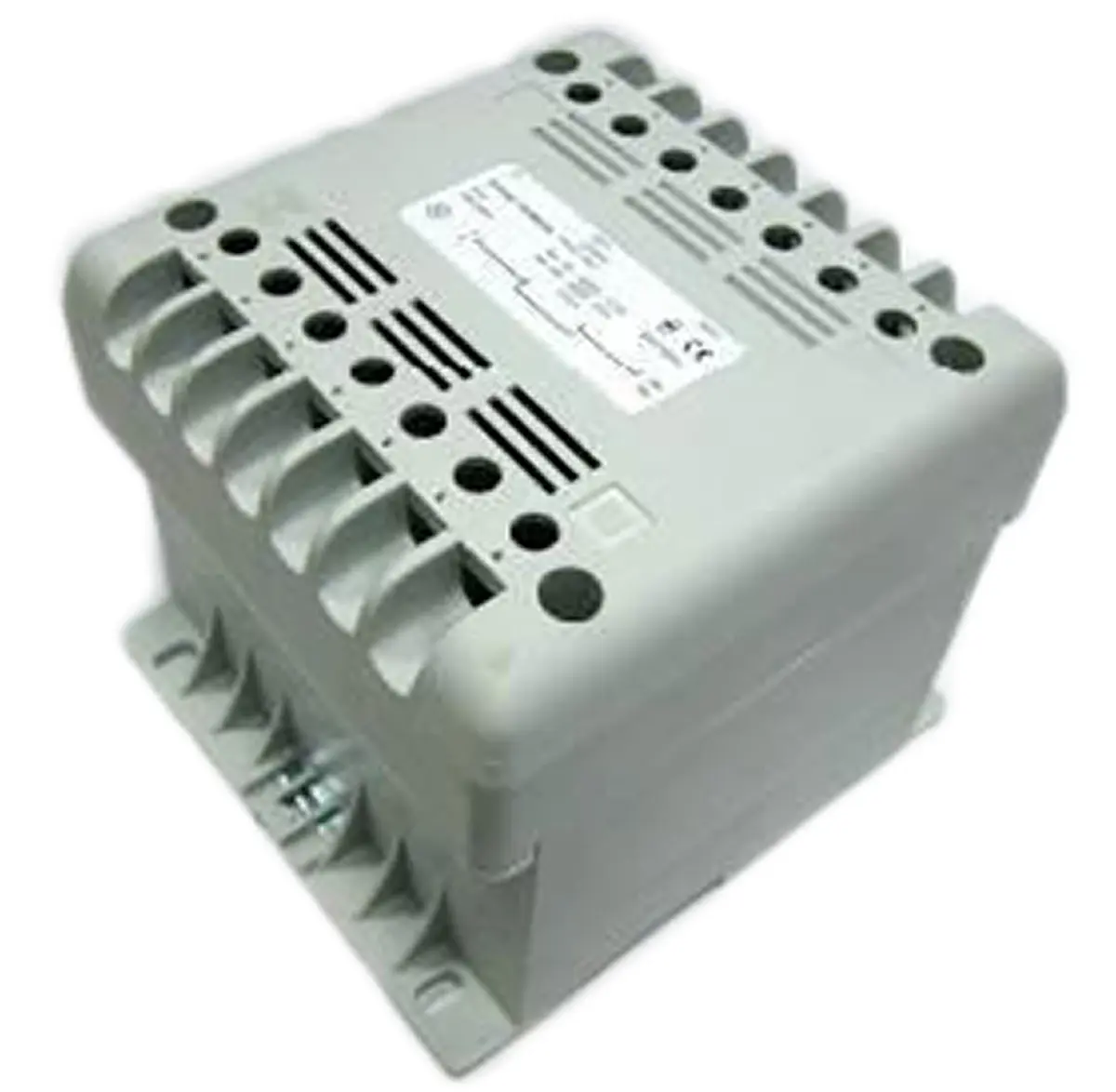 Produktfoto 1 von RS PRO DIN-Schienen-Trafo, 160VA, Primär 400V ac / Sekundär 24V ac DIN-Schiene, 116mm x 102mm x 116mm