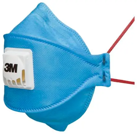 Produktfoto 1 von 3M Aura 9400 Einweggesichtsmaske mit Ventil FFP3 RoHS Blau 10 pro Paket Stück