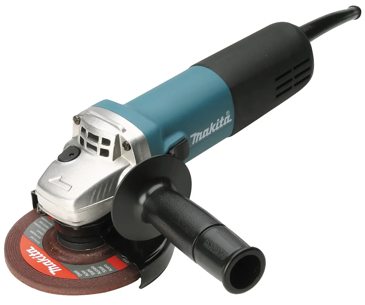 Produktfoto 1 von Makita 9558HNRG, 240V Netz Winkelschleifer / 840W, Scheiben-Ø 125mm 11000U/min