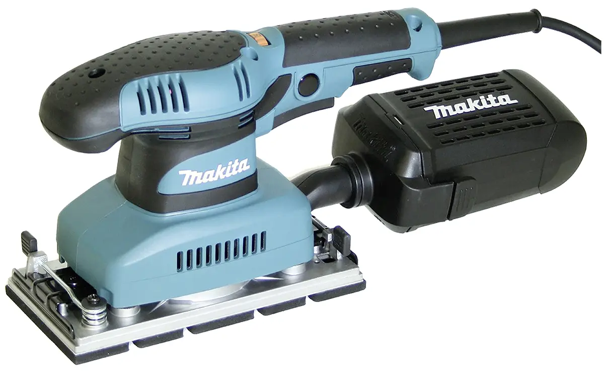 Produktfoto 1 von Makita, 92 x 185 mm Schleifplatte Bürstenmotor, 2 mm Schwingkreis-Ø