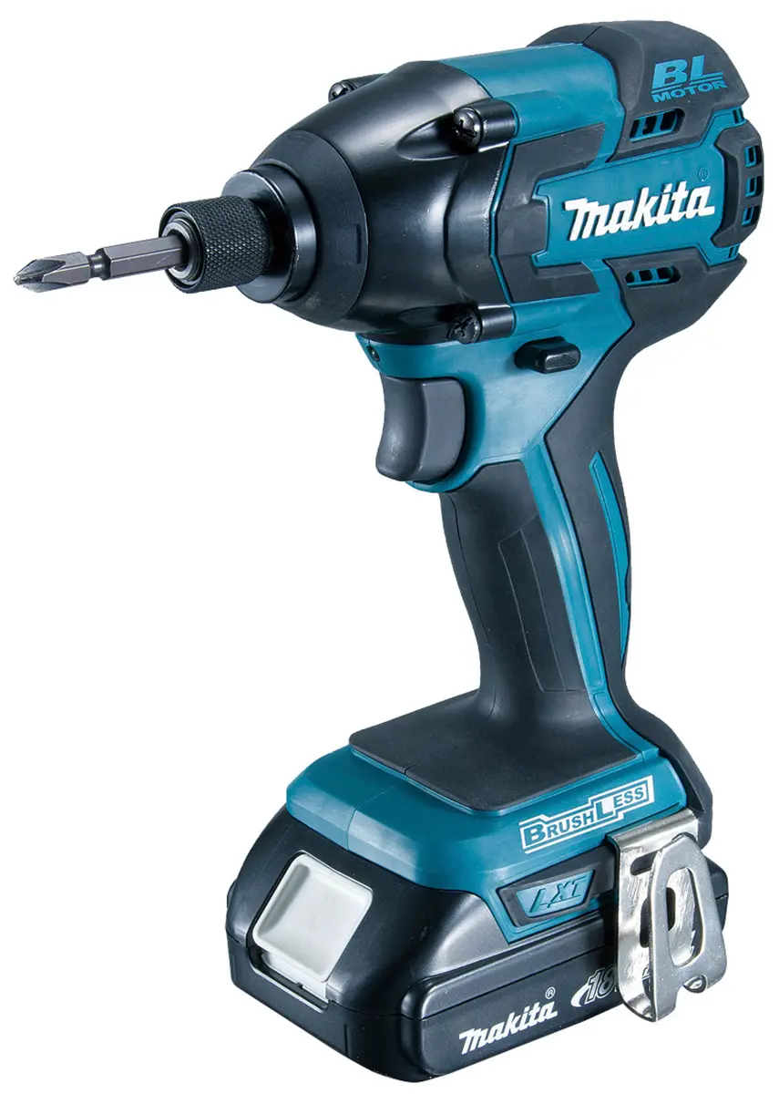 Produktfoto 1 von Makita 1/4 in Schnurlos Schlagschrauber 18 V 5 Ah 3600bpm Bürstenlos, 3400 rpm