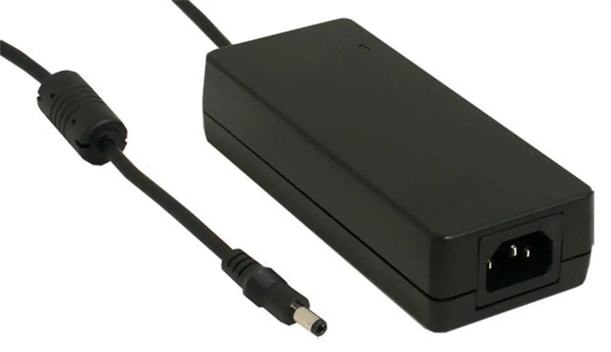 Produktfoto 1 von MEAN WELL GST90A Steckernetzteil 90W, 90 → 264V ac, 15V dc / 6A, IEC 320-C14 Anschluss
