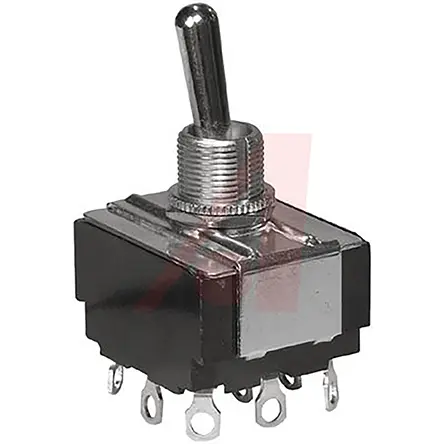 Produktfoto 1 von Carling Panel Kippschalter 3-poliger Wechsler, Ein-Aus-Ein, 250 V ac, 15A, Lötöse