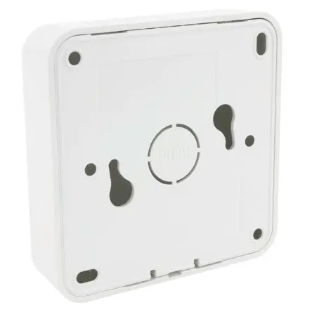 Produktfoto 1 von CAMDENBOSS CBR; Universal-Gehäuse mit Lüftungsschlitzen; ABS; Weiß Breite 86 mm Höhe 86 mm Länge 25.5 mm