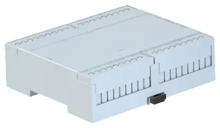 Produktfoto 1 von CAMDENBOSS Elektronikgehäuse, Geh.Mat. Polycarbonat 31.9 mm, Hutprofil 106.2 mm, Weiß, Oben offen 90 mm, Serie CDIB