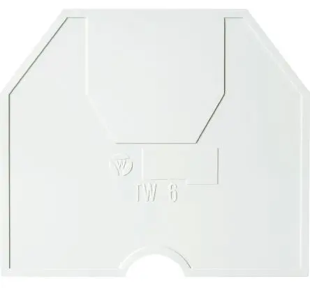 Produktfoto 1 von Wieland TW 6 DIN-Schienen-Anschlussblock-Trennwand für Anschlussklemmenblöcke für DIN-Schienen