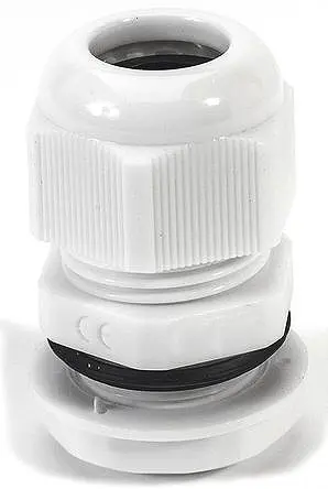 Produktfoto 1 von HellermannTyton NGM Kabelverschraubung, M63 Nylon 6.6 Grau 34 mm/ 44 mm, IP68