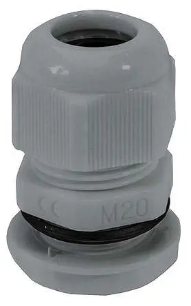 Produktfoto 1 von HellermannTyton NGM Kabelverschraubung, M20 Nylon 6.6 Grau 10 mm/ 14 mm, IP68
