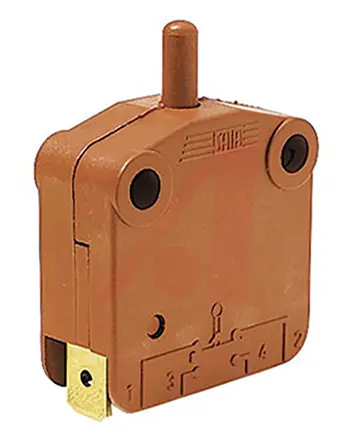 Produktfoto 1 von Johnson Electric Türmikroschalter SPST Stößel 16 A FASTON IP40 -20 °C 140 °C
