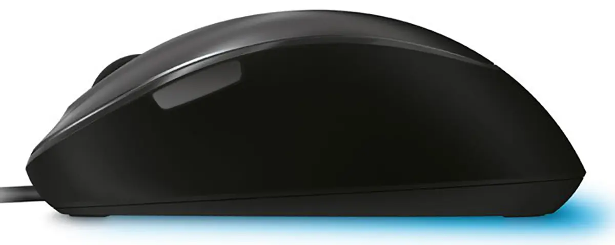 Produktfoto 1 von Microsoft Maus Verdrahtet USB Kompakt 5 Tasten BlueTrack-Technologie Schwarz