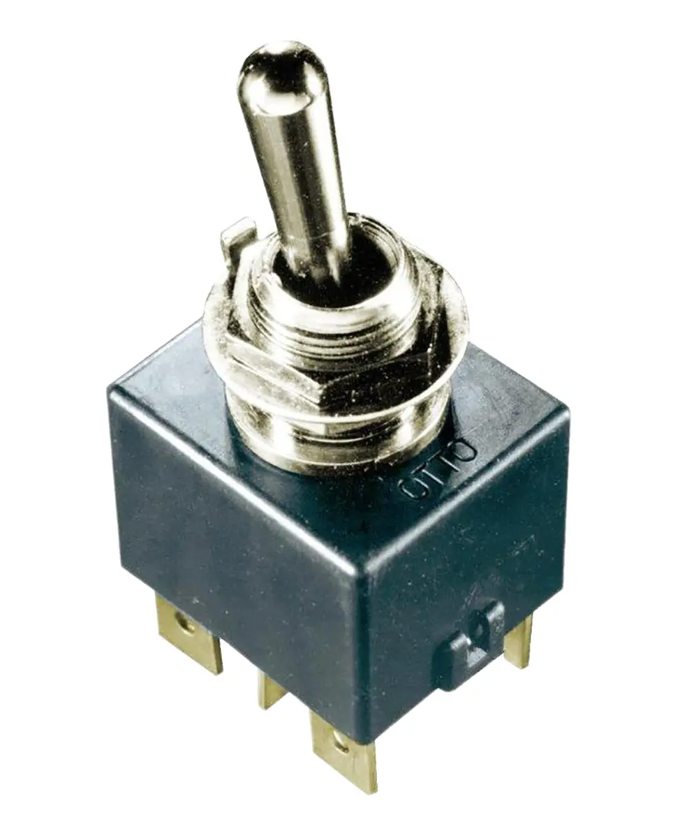 Produktfoto 1 von Otto Panel Kippschalter DPST, Ein-Aus-Ein, 28 V dc, 115 V ac, 16A, IP68S, Stecker