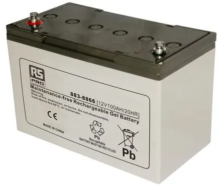Produktfoto 1 von RS PRO RS PRO T11 Abgedichteter Bleiakku, 12 V / 100 Ah, 212mm x 330 mm