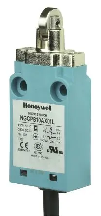 Produktfoto 1 von Honeywell NGC Endschalter, Rollenstößel 1 Öffner/1 Schließer, IP67, Kunststoff 400V ac 10A