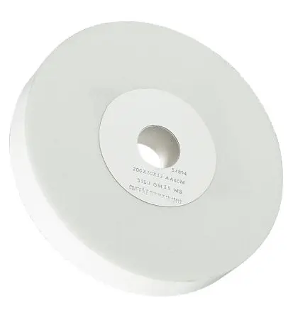 Sidamo Schleifscheibe, Korngröße P60 Aluminiumbeschichtet, 200 mm x 32 mm, 3100 U/min