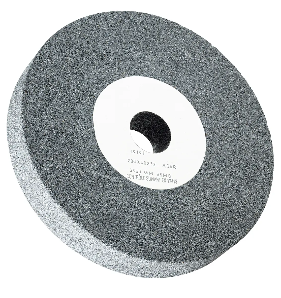 Produktfoto 1 von Sidamo Schleifscheibe, Korngröße P60 Aluminiumbeschichtet, 150 mm x 32 mm, 4200 U/min