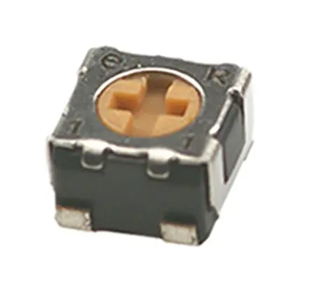Produktfoto 1 von Nidec Components ST-32 1-Gang Oberfläche Trimm-Potentiometer, Einstellung von oben, 50 kΩ, 20 %, 0.125 W, Lötstift, L.