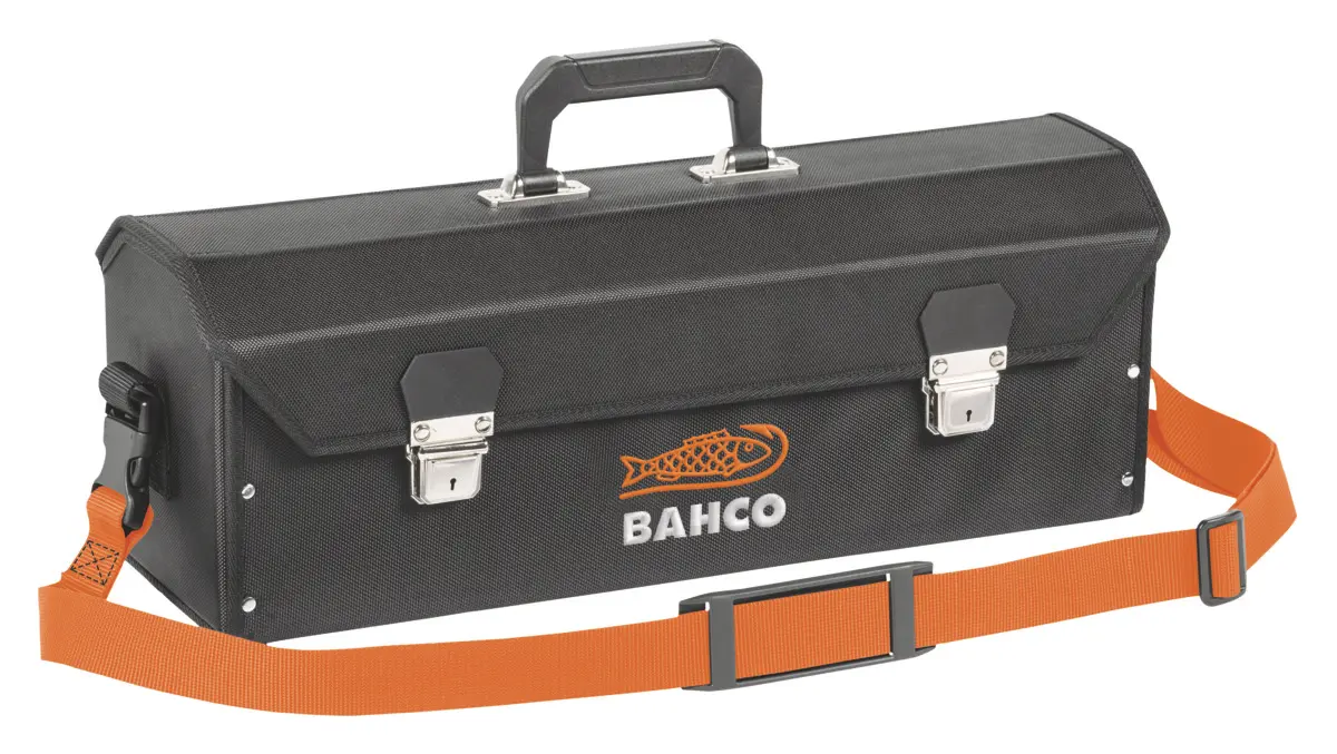 Bahco Kunststoff Werkzeugkoffer Schwarz, L. 485 mm B. 170 mm H. 220 mm, 1.3 kg