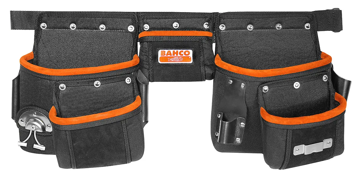 Produktfoto 1 von Bahco Nylon Werkzeuggürteltasche, 5 Fächer, 650 mm x 260 mm x 180 mm