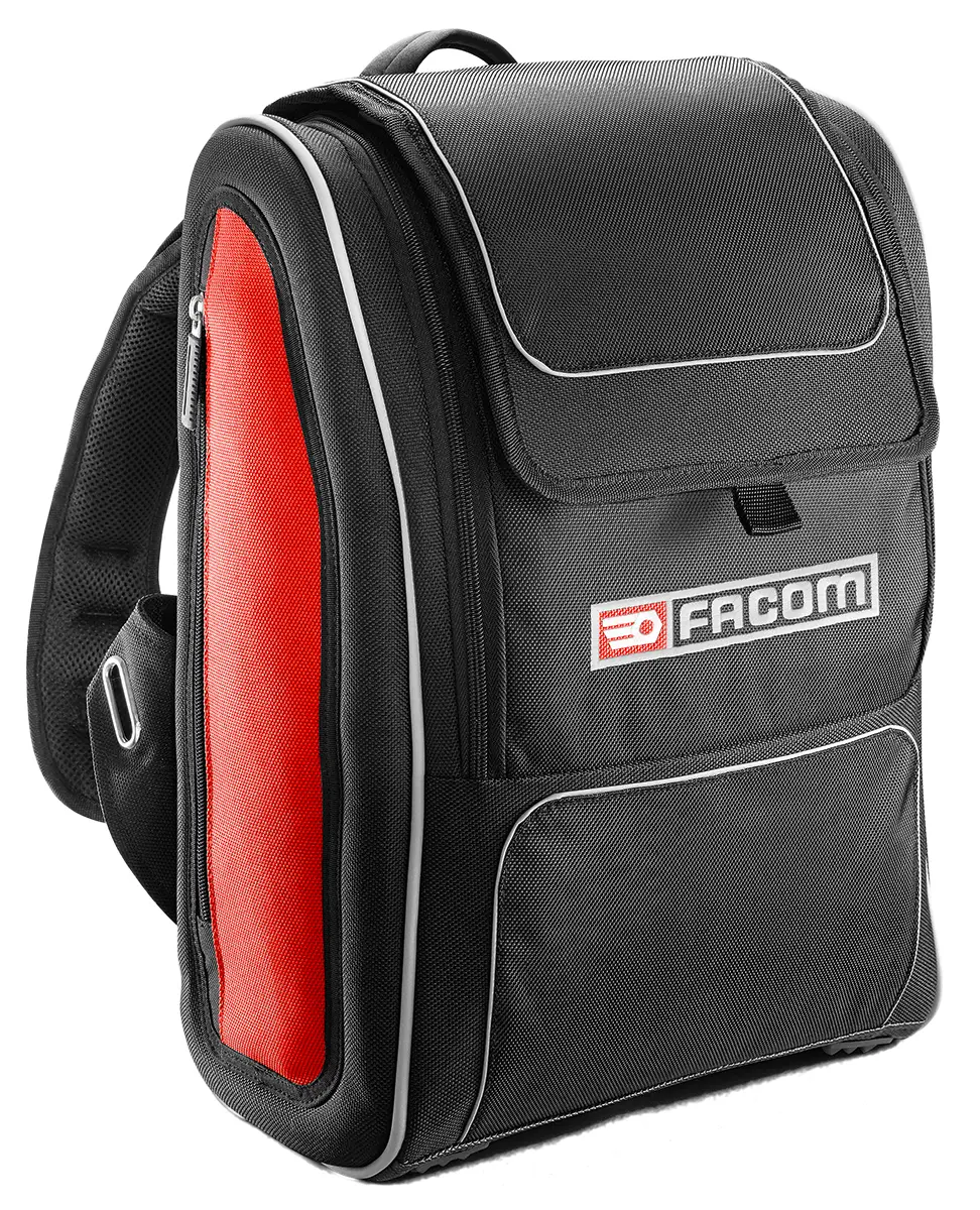 Produktfoto 1 von Facom Nylon Rucksack mit Zweiwegereißverschluss, 300 mm x 180 mm x 480 mm Schultergurt