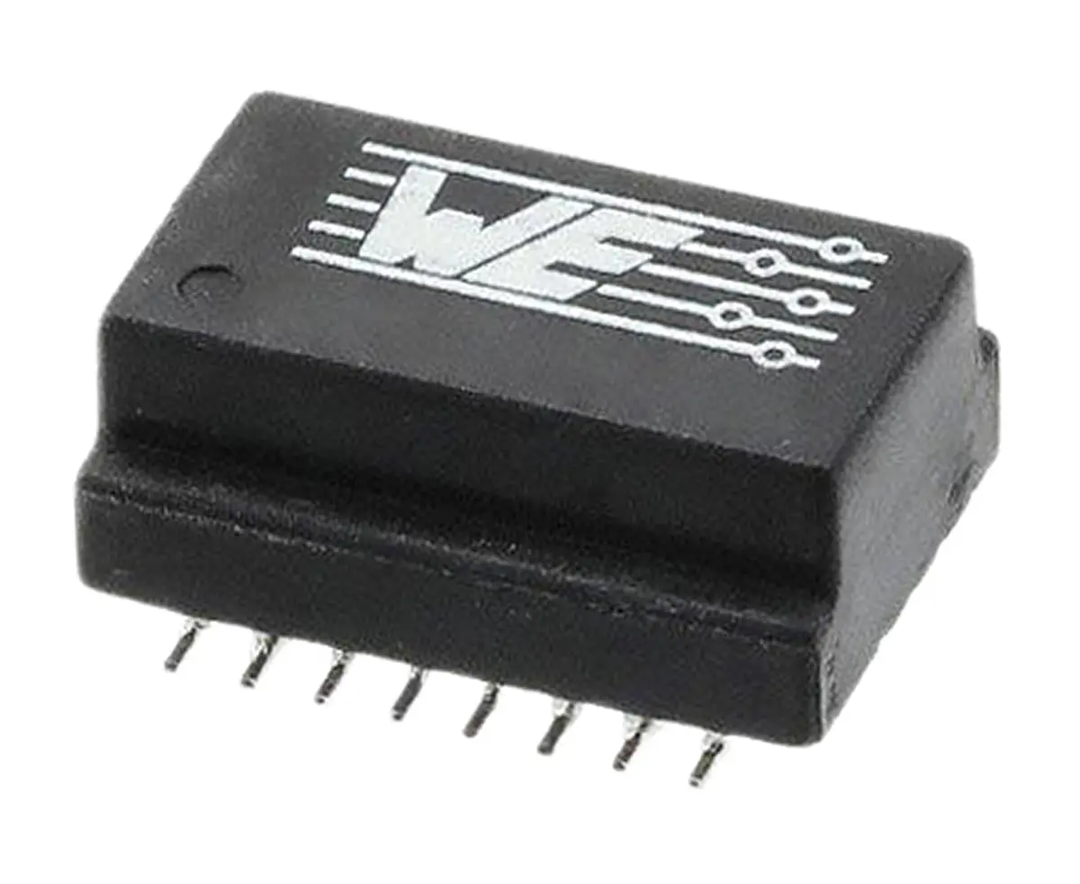 Produktfoto 1 von Wurth Elektronik LAN-Ethernet-Transformator SMD -1.0dB, L. 12.7 mm B. 9.27 mm