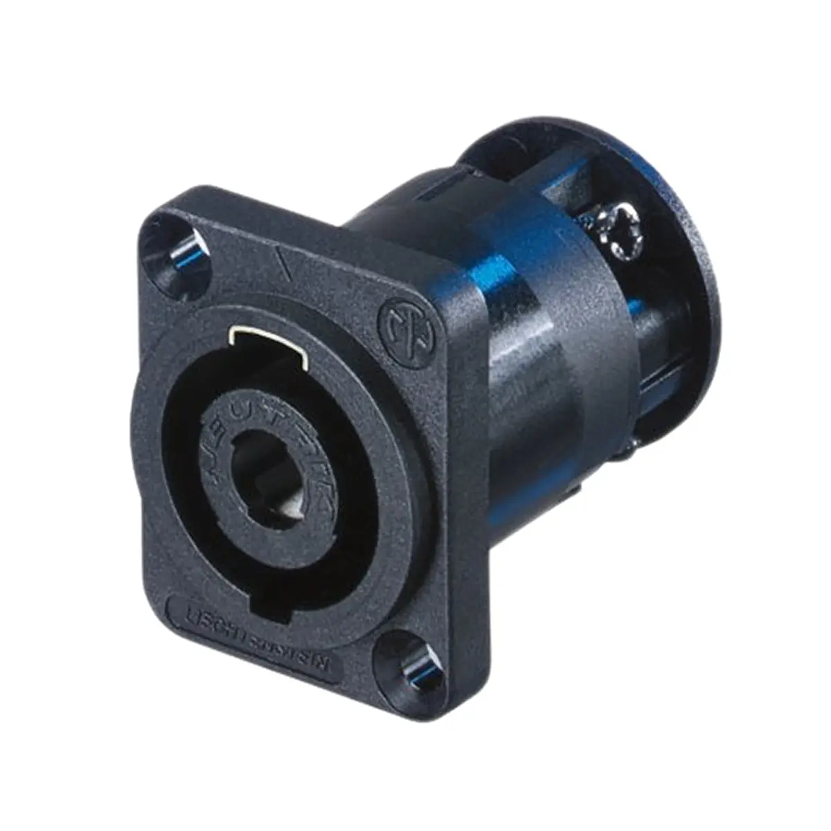 Produktfoto 1 von Neutrik 4-polig Gerade Lautsprecherstecker, Panel Stecker 30A Schwarz Schraubbefestigung