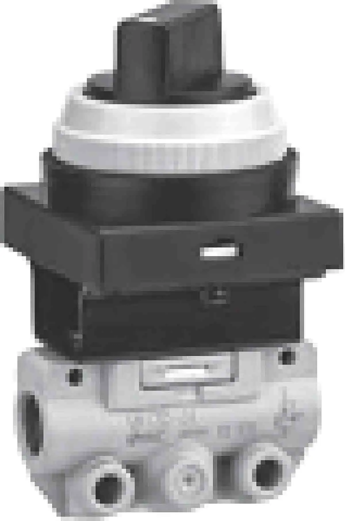 SMC, Drucktaste (bündig) VM100 Pneumatik-Steuerventil, manuell 1/8 in, Zinkdruckgusslegierung III B