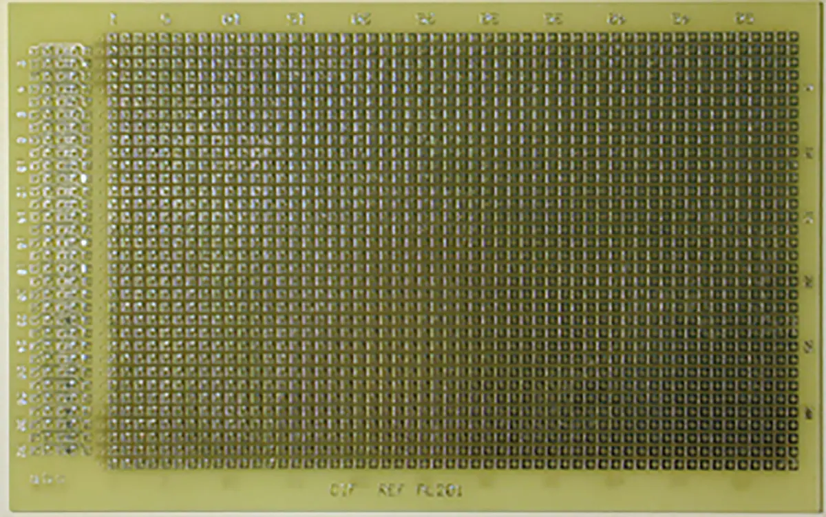Produktfoto 1 von CIF Lochrasterplatine 2, PCB-Bohrung 1 mm 15 mm 160 mm Epoxidharz FR4 100 mm