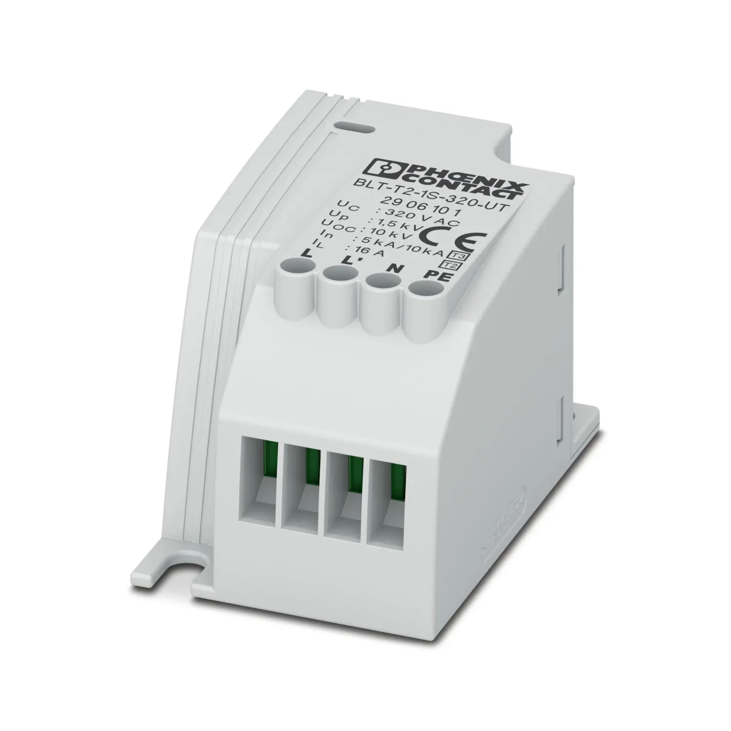 Produktfoto 1 von Phoenix Contact, Überspannungsschutz, 1.5 kV DIN-Hutschiene BLT