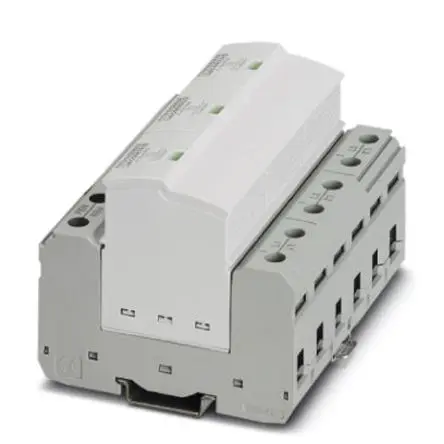 Produktfoto 1 von Phoenix Contact, Überspannungsschutz, 3-phasig, 2.5 kV DIN-Hutschiene FLT-SEC-P-T1-3C-440/35-FM