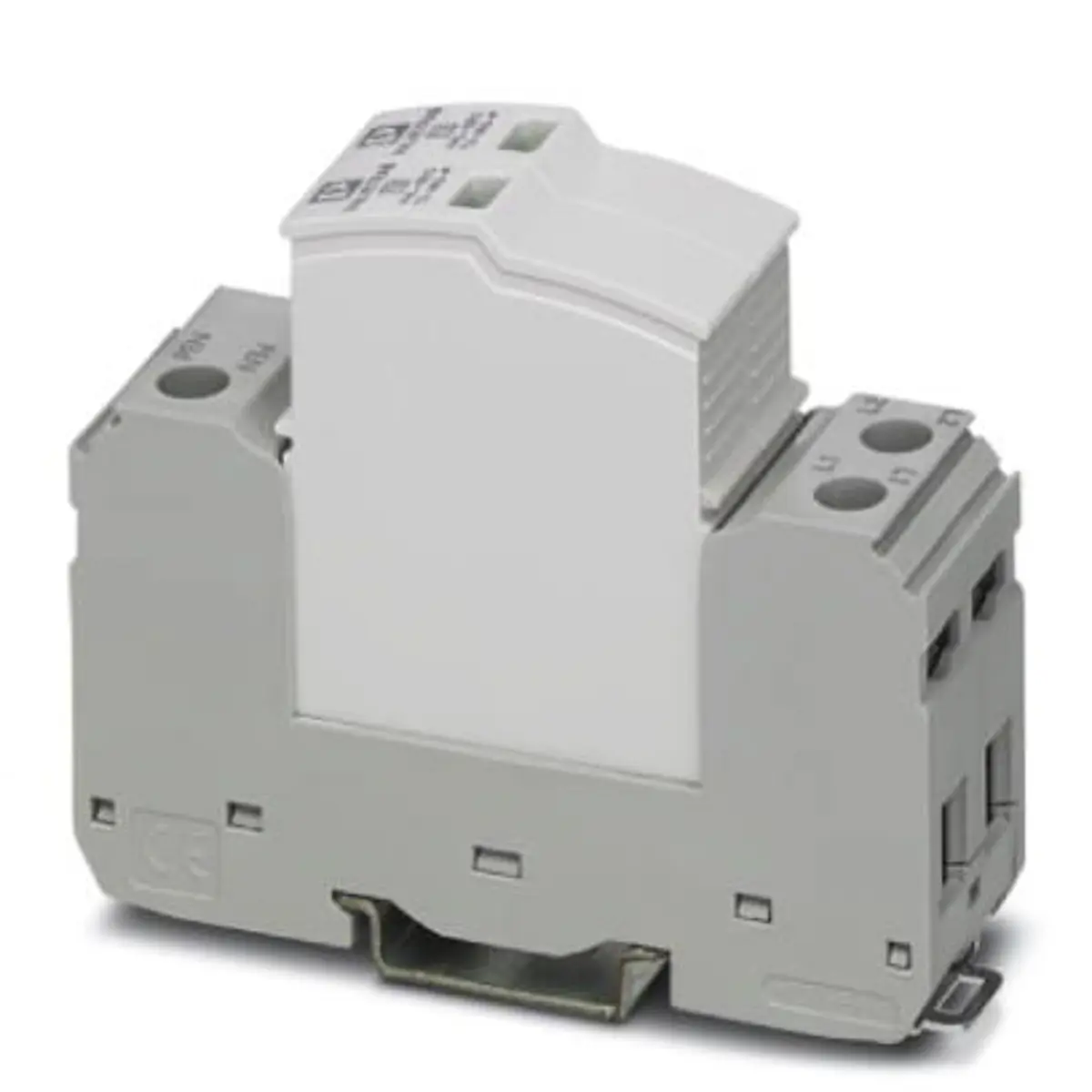 Produktfoto 1 von Phoenix Contact, Überspannungsschutz, 2-phasig, 2 kV DIN-Hutschiene VAL-SEC-T2-2C-350-FM