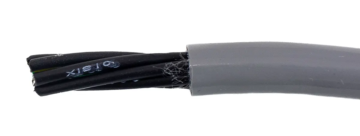 Produktfoto 1 von Alpha Wire ECO Steuerkabel, 7-adrig 0.78mm² 18 AWG Grau Ungeschirmt, 30 m, Modifizierter Polyphenylen-Ether