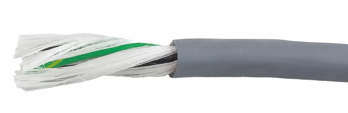 Produktfoto 1 von Alpha Wire ECO Steuerkabel, 3-adrig 1.33mm² 16 AWG Grau Ungeschirmt, 30 m, Modifizierter Polyphenylen-Ether