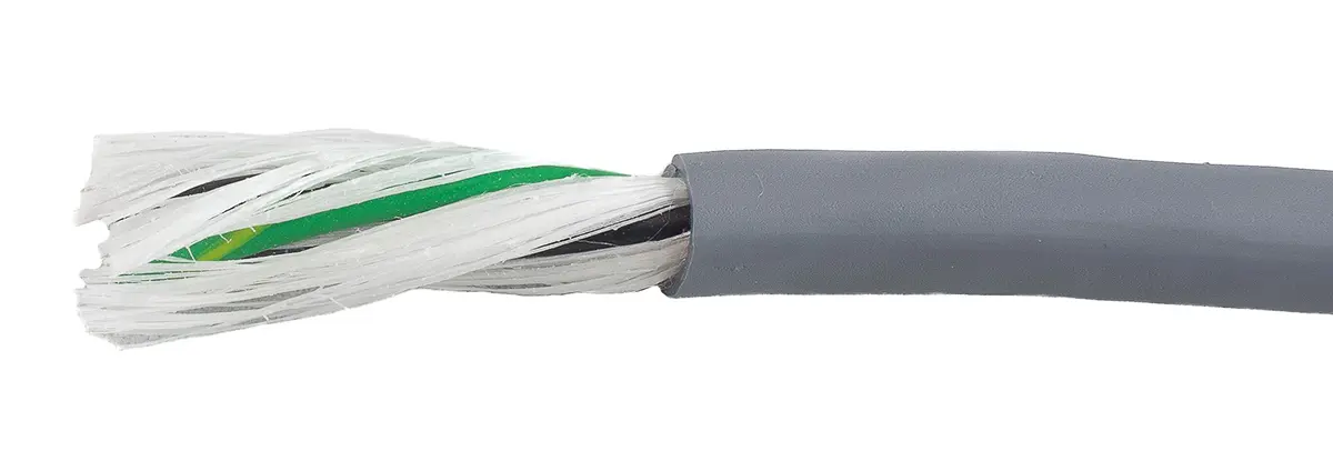 Produktfoto 1 von Alpha Wire ECO Steuerkabel, 3-adrig 2mm² 14 AWG Grau Ungeschirmt, 30 m, Modifizierter Polyphenylen-Ether
