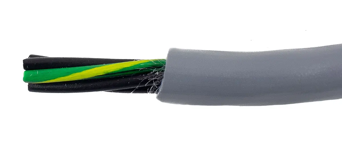 Produktfoto 1 von Alpha Wire ECO Steuerkabel, 5-adrig 0.5mm² 20 AWG Grau Ungeschirmt, 30 m, Modifizierter Polyphenylen-Ether