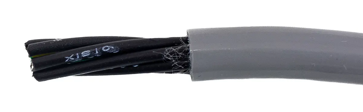 Produktfoto 1 von Alpha Wire ECO Steuerkabel, 7-adrig 0.5mm² 20 AWG Grau Ungeschirmt, 30 m, Modifizierter Polyphenylen-Ether