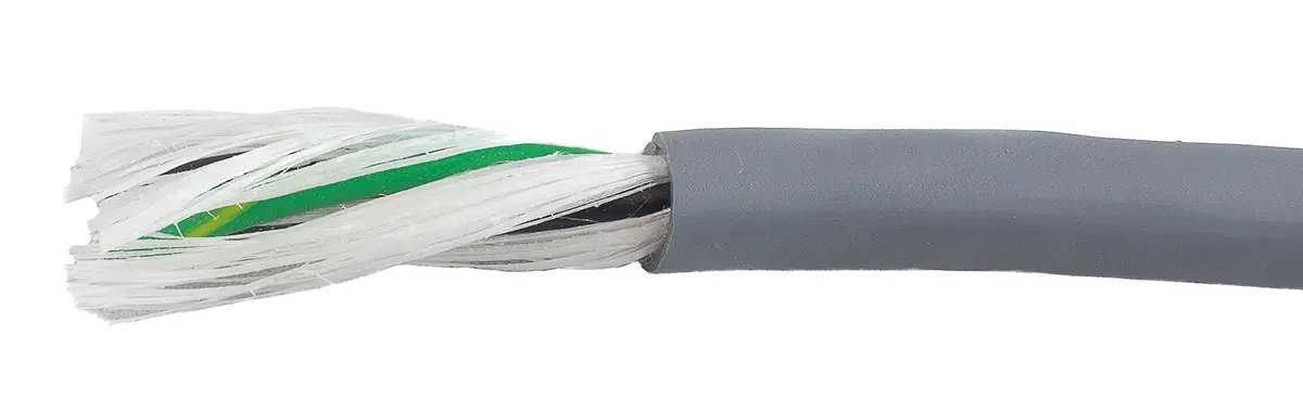 Produktfoto 1 von Alpha Wire ECO Steuerkabel, 3-adrig 5.27mm² 10 AWG Grau Ungeschirmt, 30 m, Modifizierter Polyphenylen-Ether