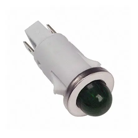 Produktfoto 1 von VCC Leuchtmelder Grün Single Chip, Ø 12.7 mm x 36.83 mm