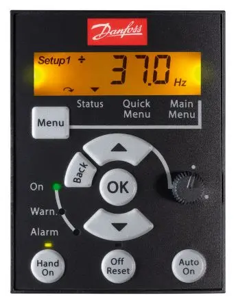 Produktfoto 1 von Danfoss 51 Wechselrichter-Zubehör Bedieneinheit, für VLT Micro Drive