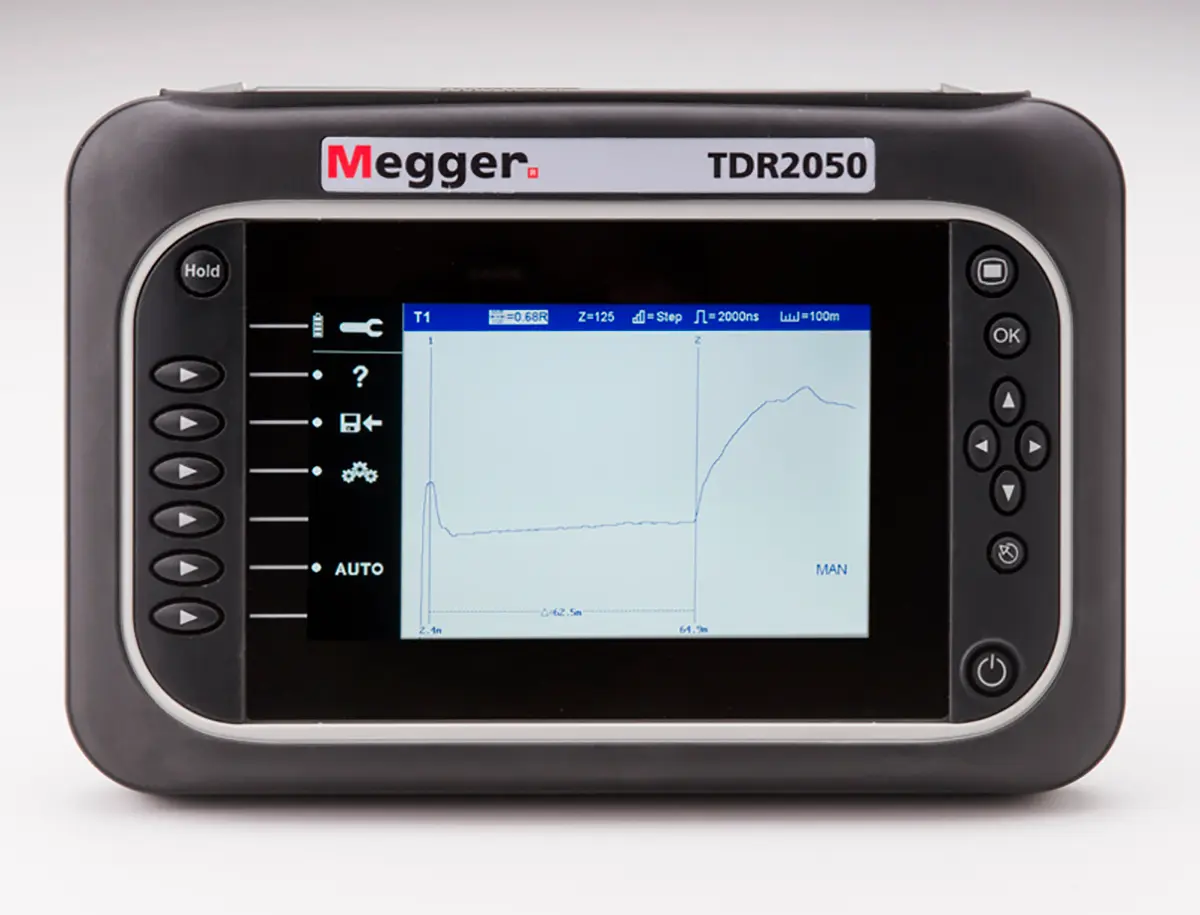 Produktfoto 1 von Megger Zeitbereichsreflektometer TDR2050 ±1 % 1 % 2 ns, USB