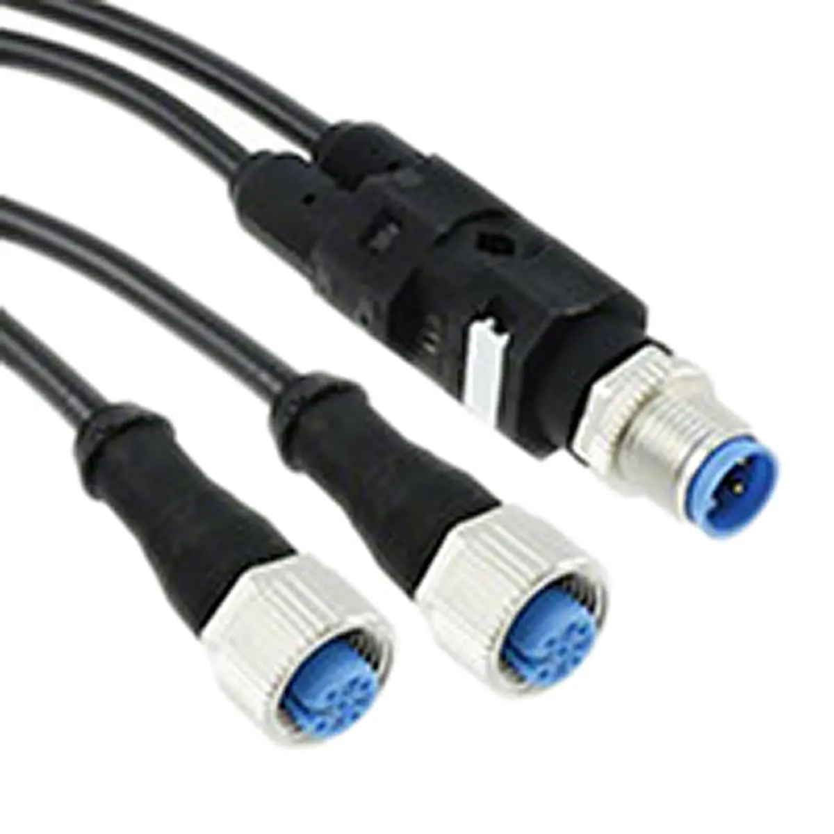 Produktfoto 1 von TE Connectivity, 4-polig Sensor-Betätigungselementkabel, Gerade Stecker 4 / M12 x 2, Gerade Buchse, Länge 1.5 m