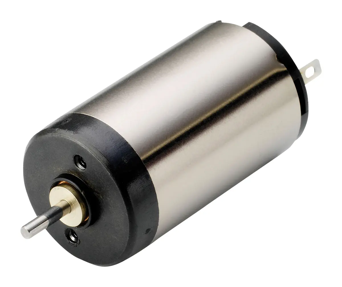 Produktfoto 1 von Portescap Bürstenmotor bis 4,8 mNm, 12 V dc / 3,1 W, , Wellen-Ø 1.5mm, 17mm x 38.9mm